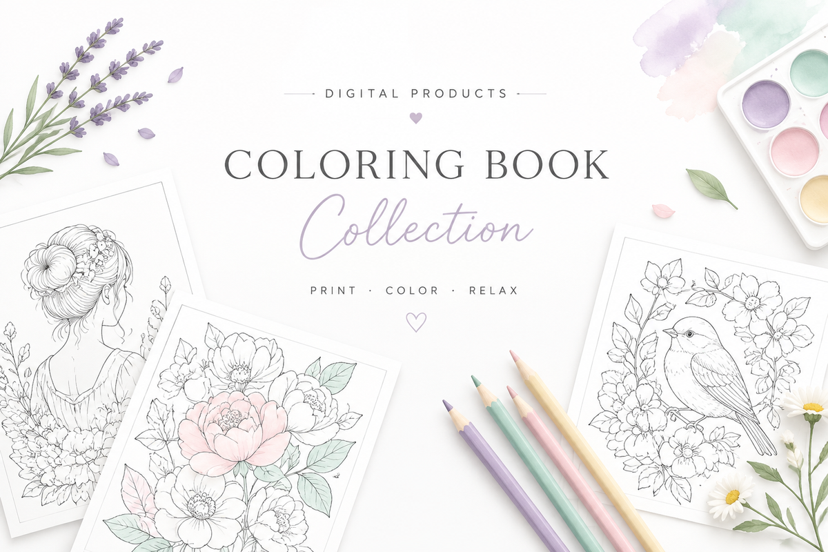 Collezione Libri da colorare