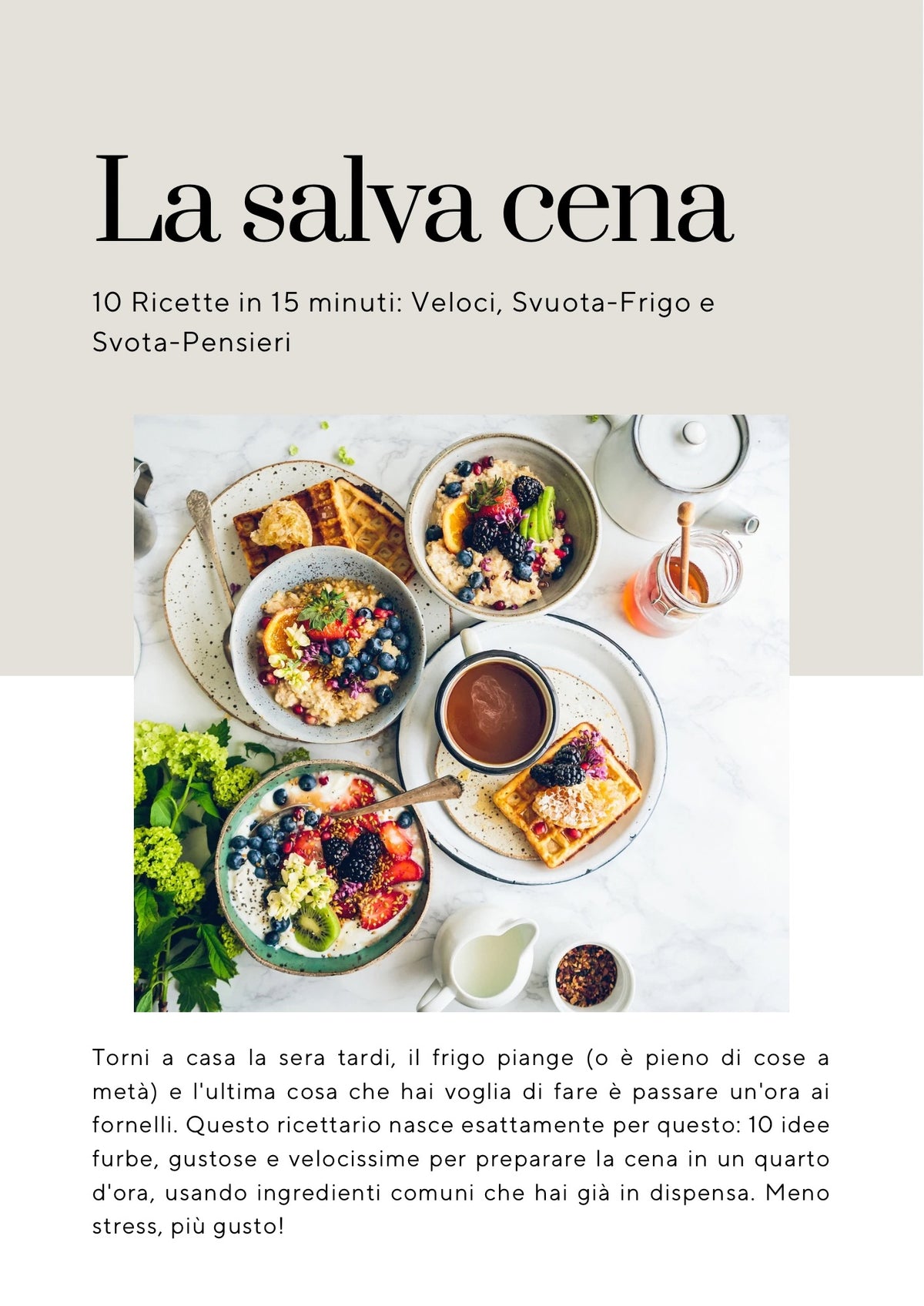 10 ricette salva cena